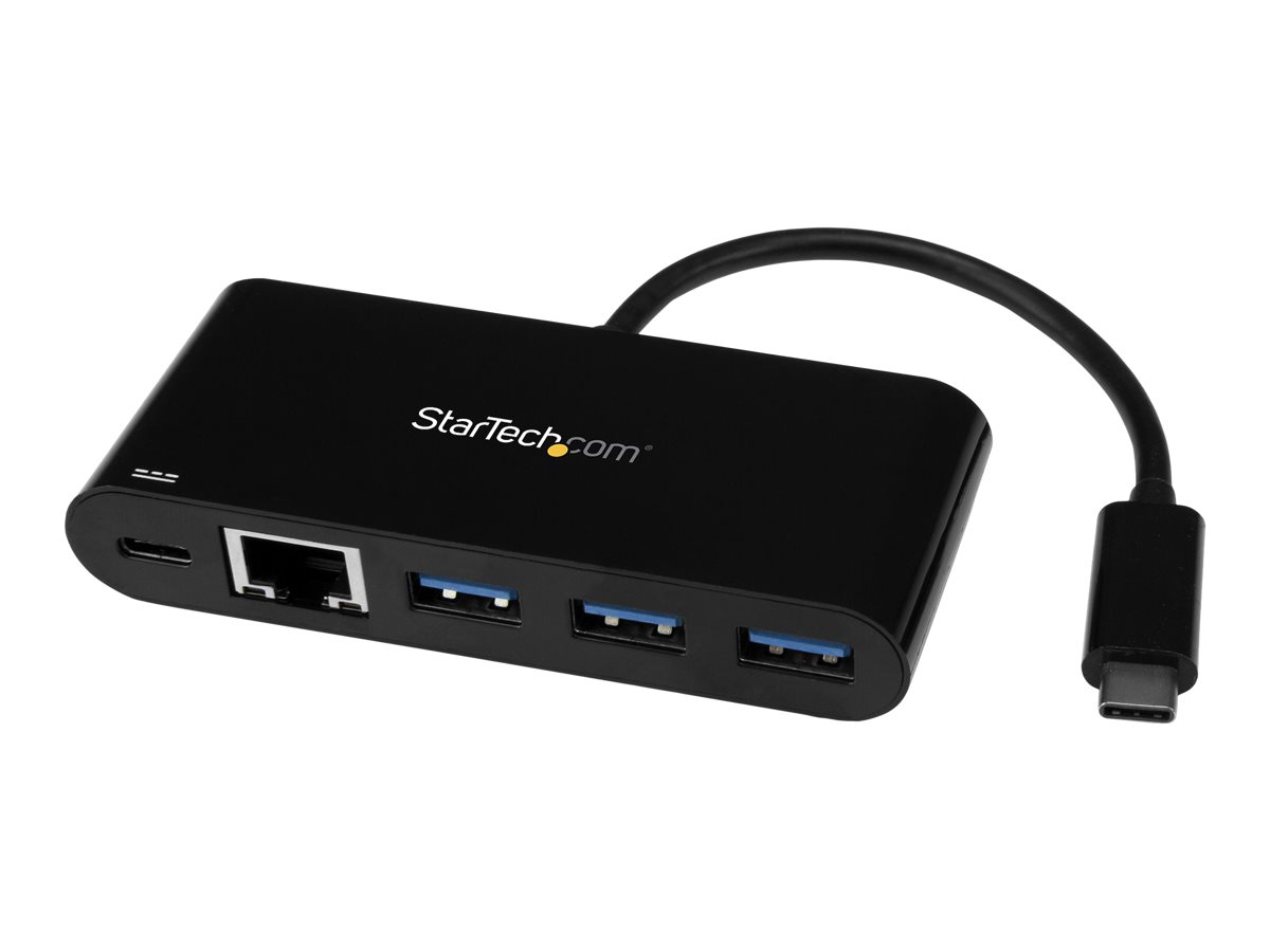 StarTech.com Startech USB-C auf Ethernet Adapter mit 3 Port