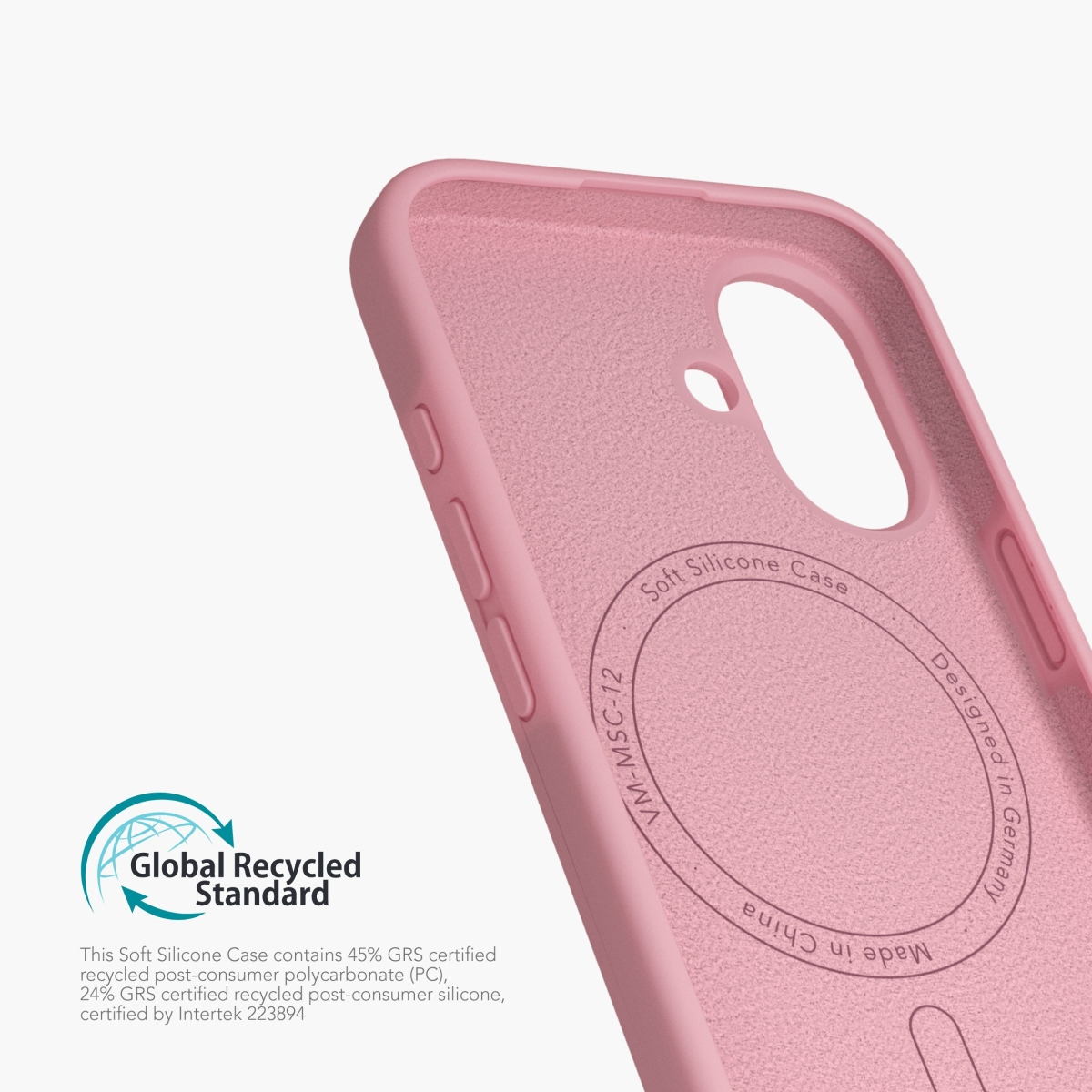 Vonmählen Silikon-Case für iPhone 16 Plus rosa, Ansicht 4