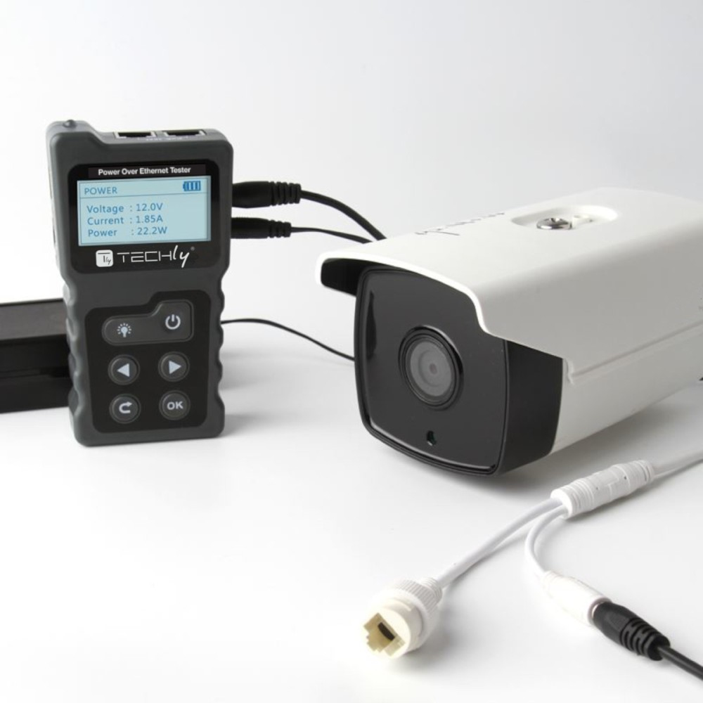 Techly Professioneller PoE RJ45 Tester - Kabel - Netzwerk, Ansicht 3