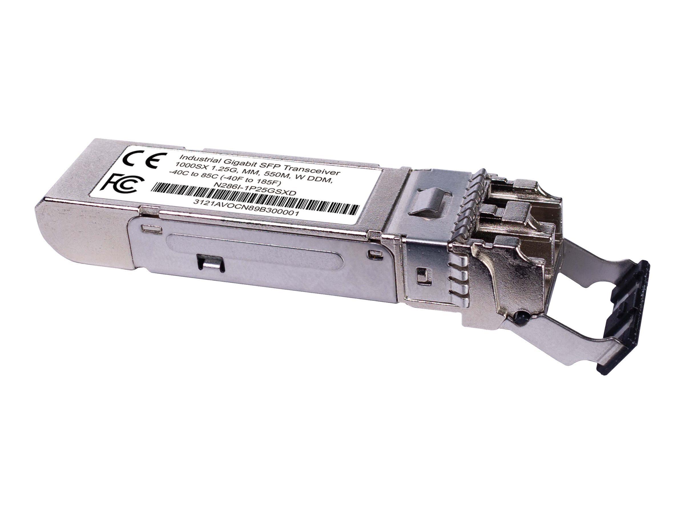 Eaton Tripp Lite Industrial Gigabit SFP Transceiver - 1000Base-SX, Multimode, LC Duplex, DDM, -40° to 85°C, 550 m, Ansicht 3