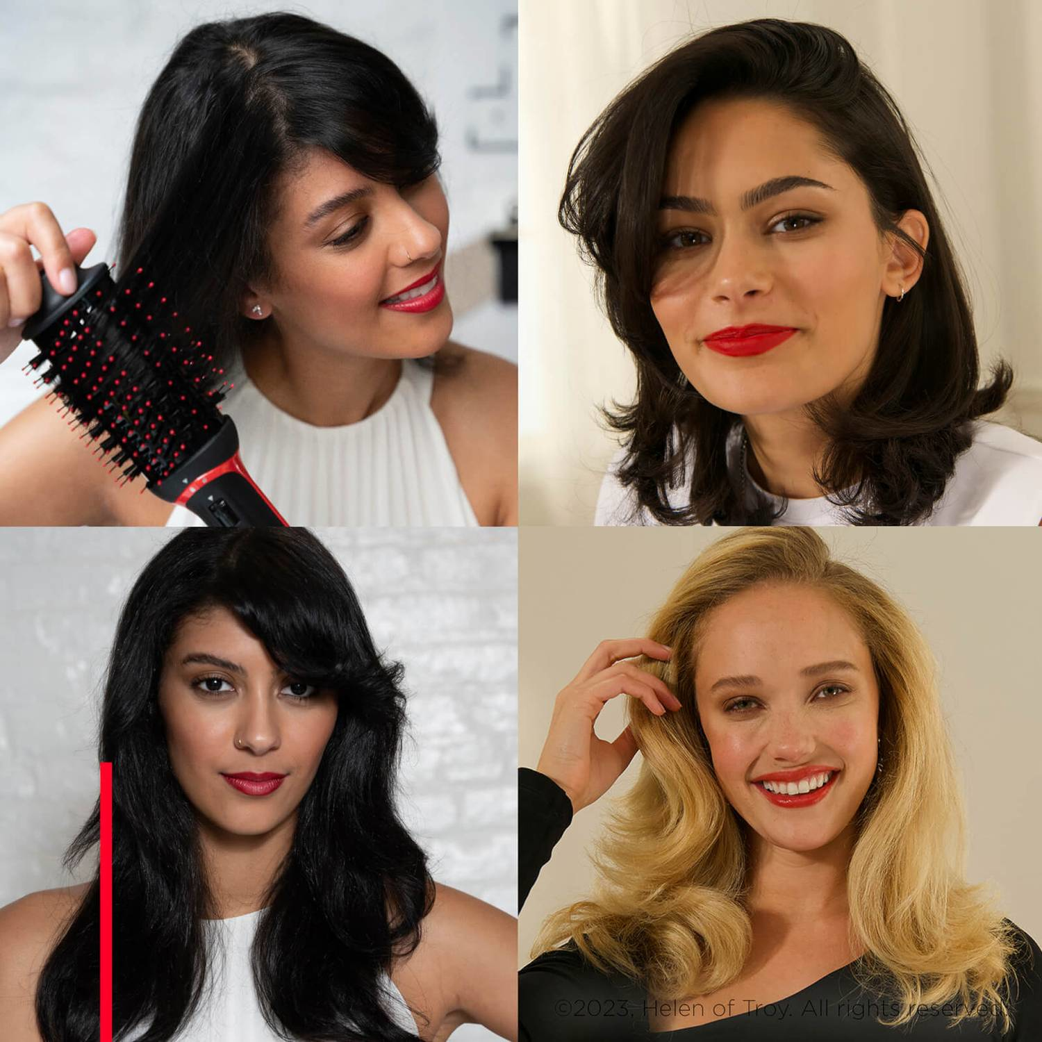Revlon RVDR5333E - Multistyler - Warm - Tasten - Alle Haare - 90 °C - Schwarz - Rot, Ansicht 4