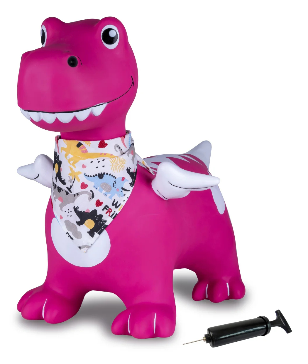 JAMARA Hüpftier Dino mit Flügel HoppyDoo Pumpe pink, Ansicht 4
