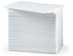 Zebra Premier - Polyvinylchlorid (PVC) - 40 mil - weiß - CR-80 Card (85.6 x 54 mm)