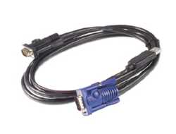 APC Tastatur-  Video-  Maus- (KVM-) Kabel - USB HD-15 (VGA)