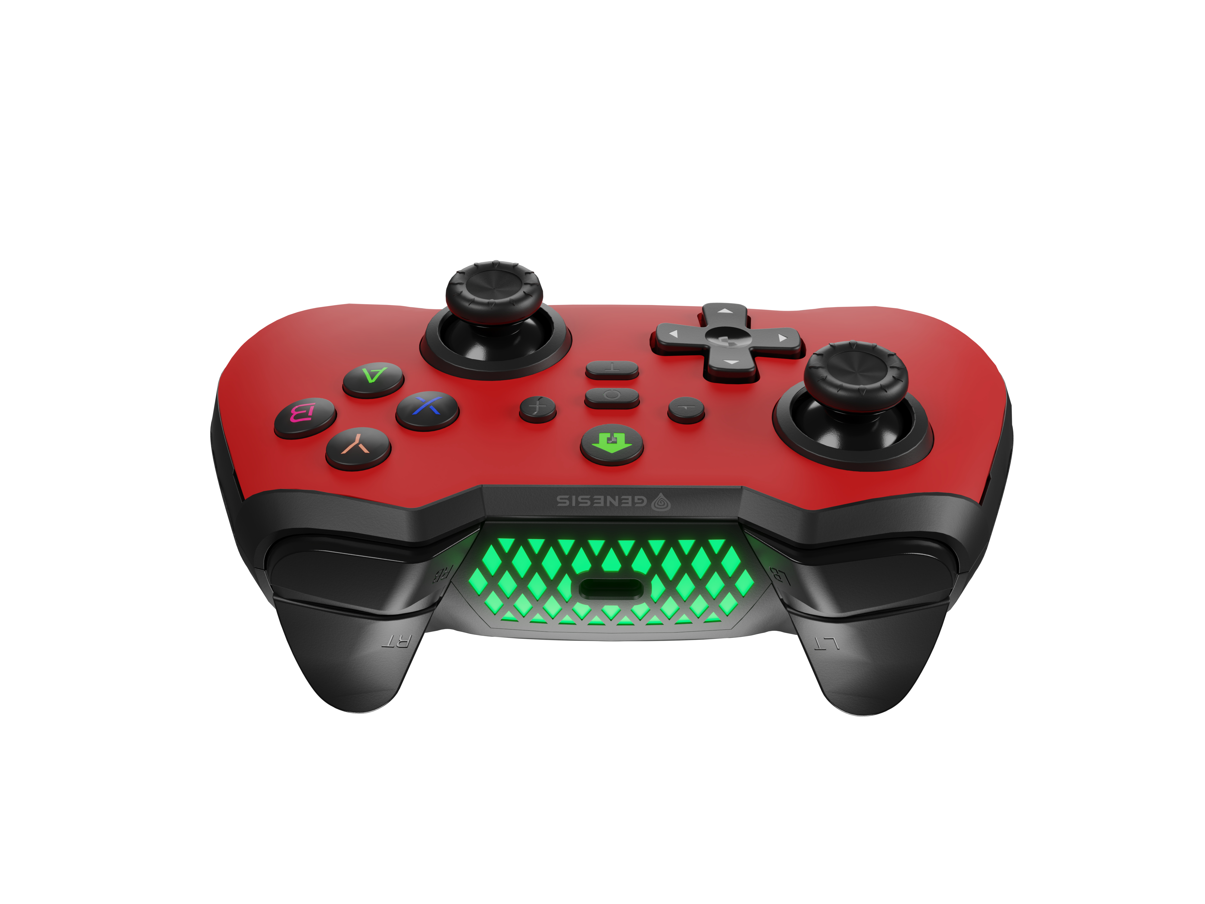 natec Gamepad Mangan 400 kabellos rot/schwarz PC/Switch - Gamepad - Bluetooth, Ansicht 4