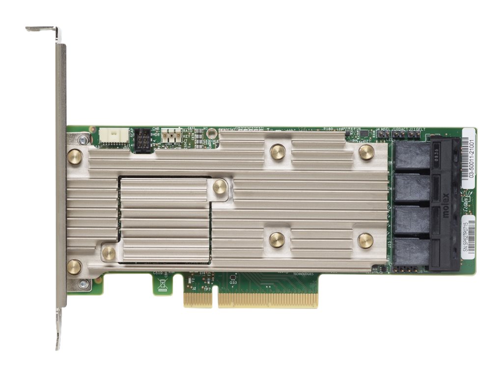 Lenovo ThinkSystem 930-16i - Speichercontroller (RAID) - 16 Sender/Kanal - SATA / SAS 12Gb/s - Low-Profile - RAID 0, 1, 5, 6, 10, 50, JBOD, 60