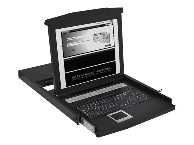 Digitus Professional DS-72003GE KVM-Konsole 17" 16 Anschlüsse VGA Schwarz