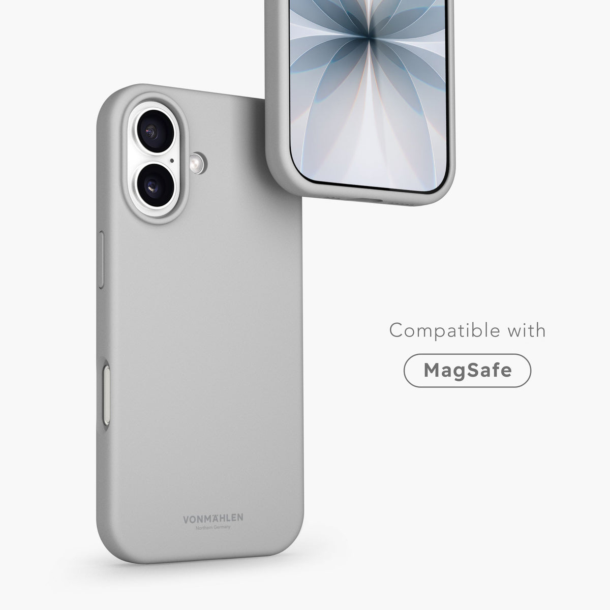 Vonmählen Soft Silicone Case iPhone 17 Light Gray, Ansicht 2