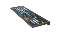 Logickeyboard Avid Media Composer Astra 2 - Volle Größe (100%) - Kabelgebunden - USB - Scherenschalter - QWERTZ - Grau