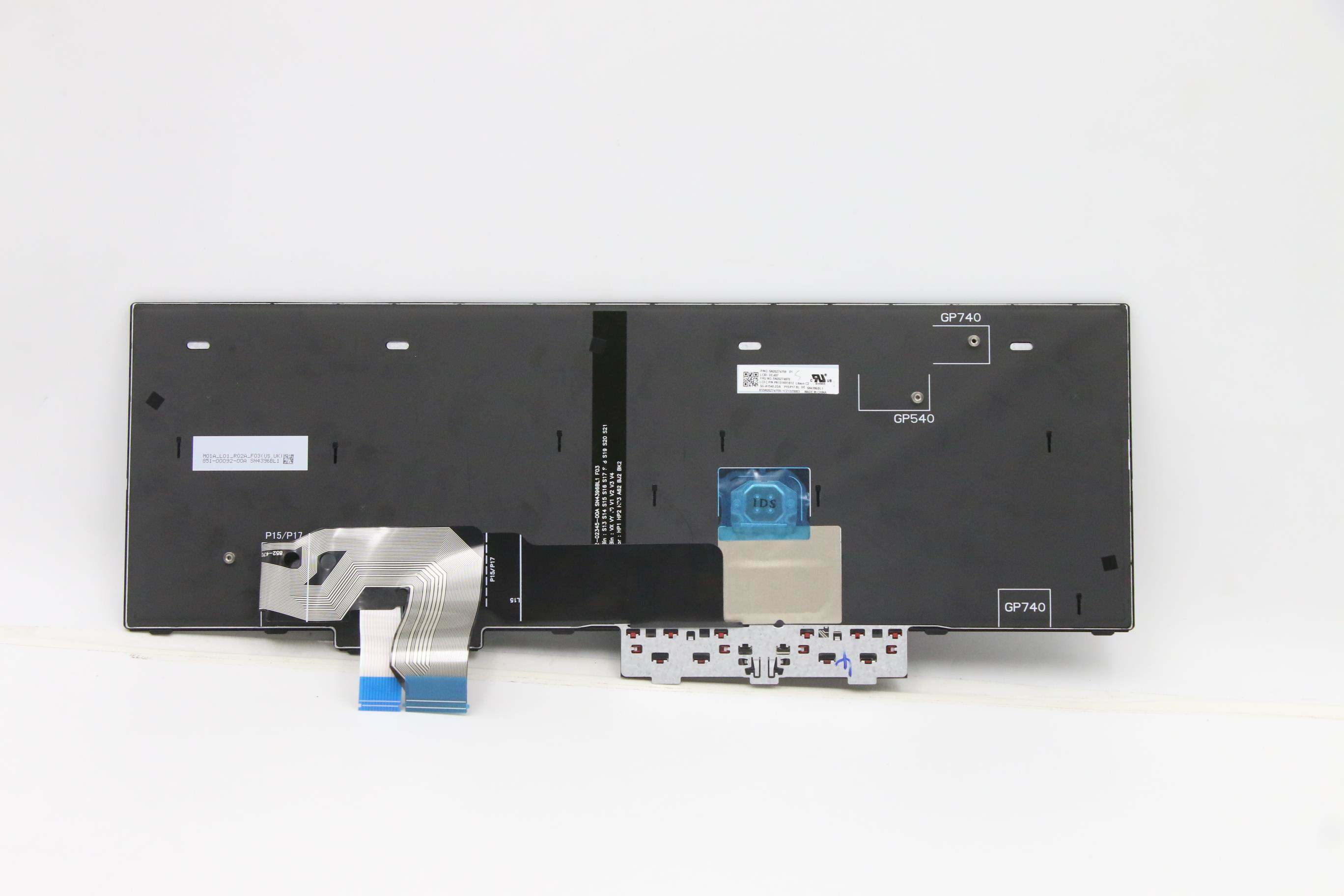 Lenovo Lite-On - Ersatztastatur Notebook - mit Trackpoint - TL: Deutsch, QWERTZ, Ansicht 2