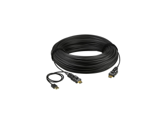 ATEN Highspeed - Kit HDMI-Kabel mit Ethernet - 19 pin micro HDMI Type D männlich zu 19 pin micro HDMI Type D männlich - 60 m - Hybrid KupferKohlefaser - Plenum unterstützt 4K 60 Hz (4096 x 2160)