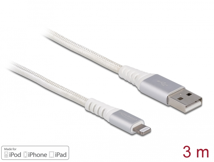 Delock Lightning-Kabel - USB männlich zu Lightning männlich, Ansicht 2