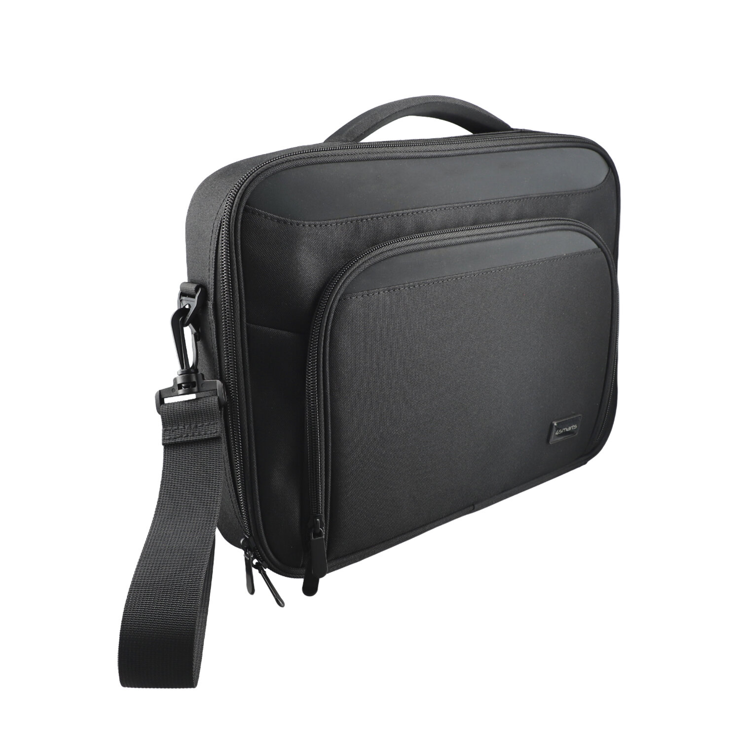 4smarts Laptop-Tasche Target Eco Clamshell 15–16” schwarz, Ansicht 3