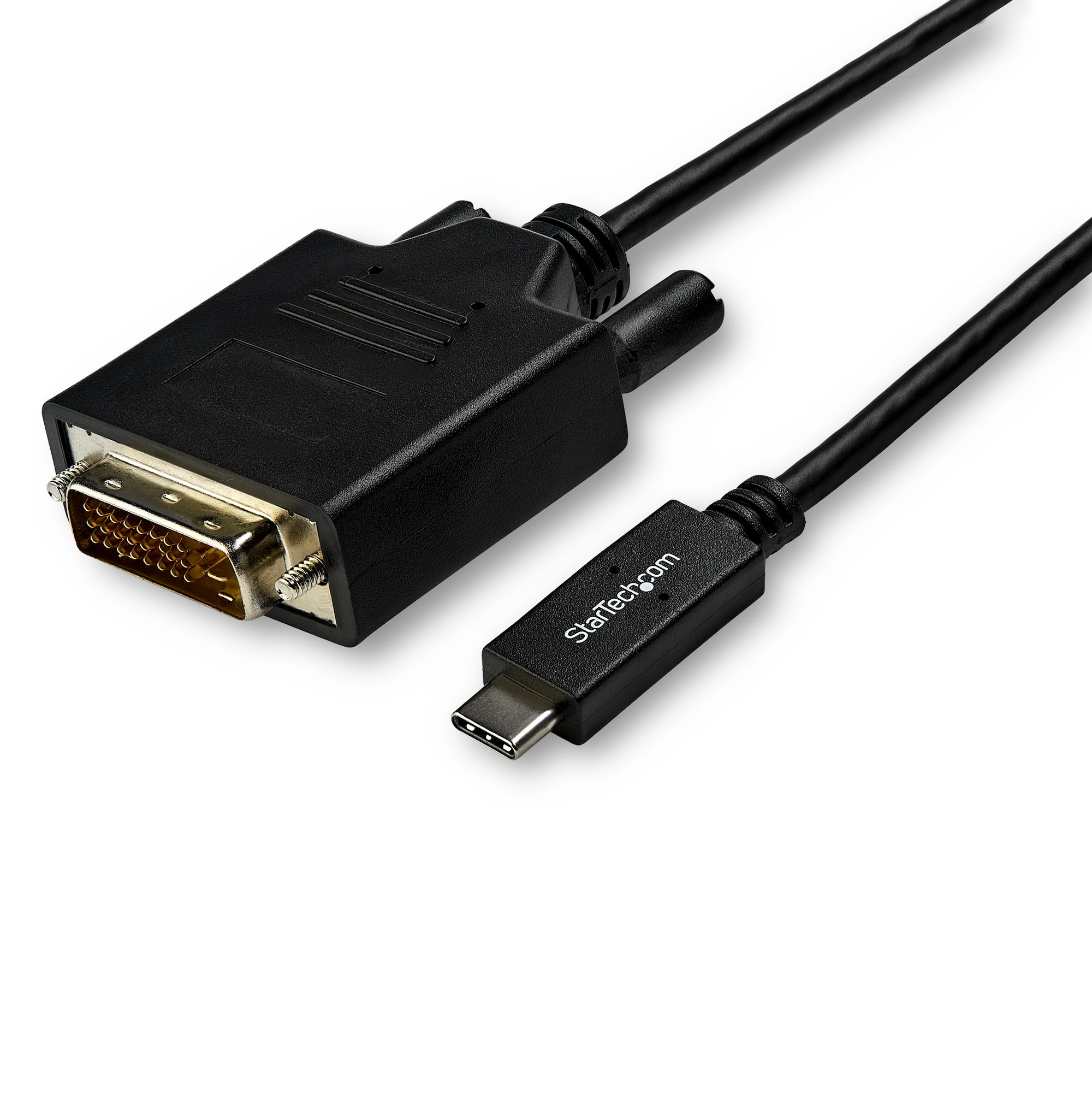 StarTech.com 3m USB-C auf DVI Kabel - 1920 x 1200 - Schwarz, 3 m, USB Typ-C, DVI-D, Männlich, Männlich, Gerade