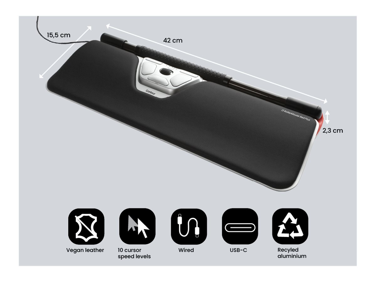 Contour RollerMouse Red Plus - Zentrale Maus, Ansicht 5