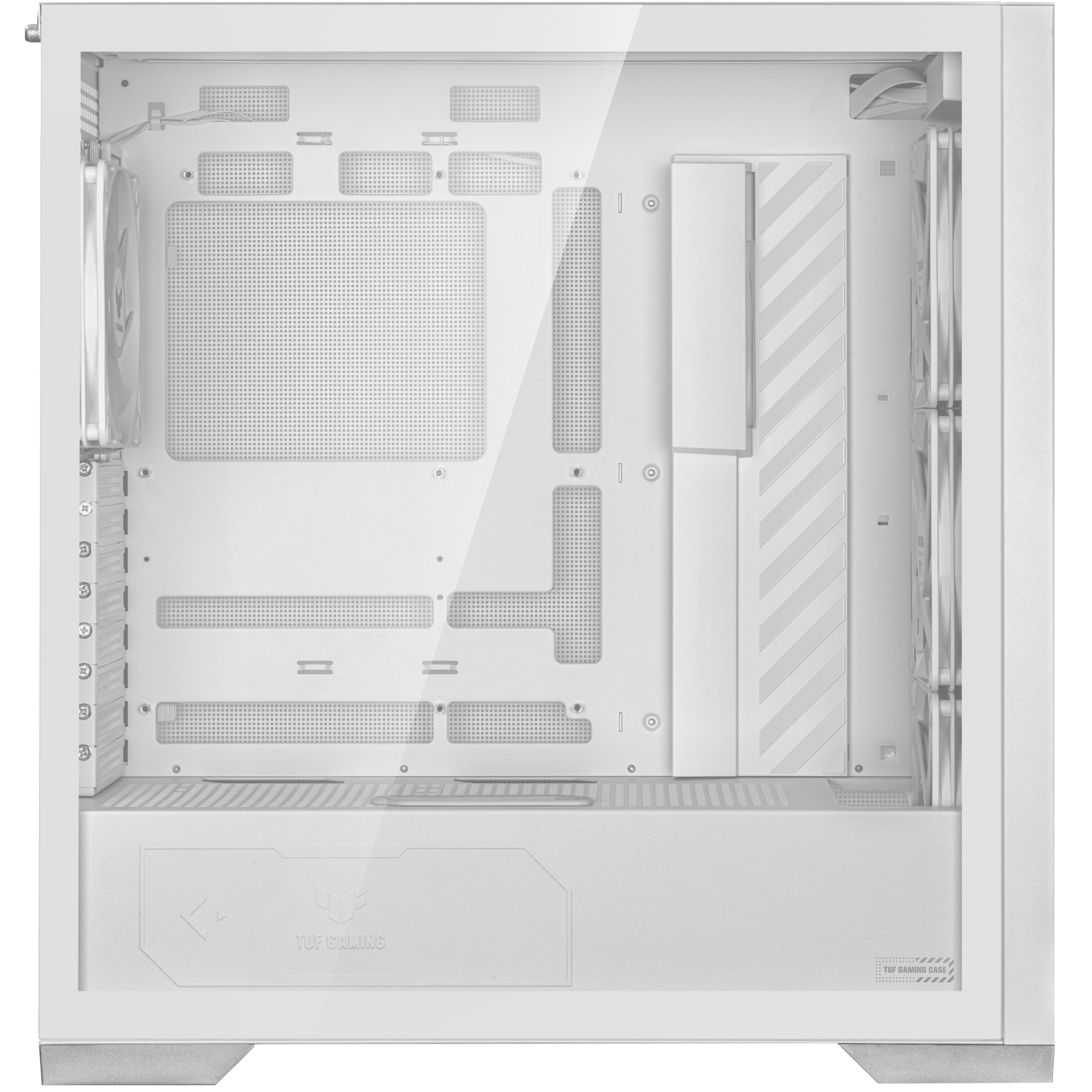 ASUS TUF Gaming GT302 - Mid tower - E-ATX - Seitenteil mit Fenster (gehärtetes Glas), Ansicht 4