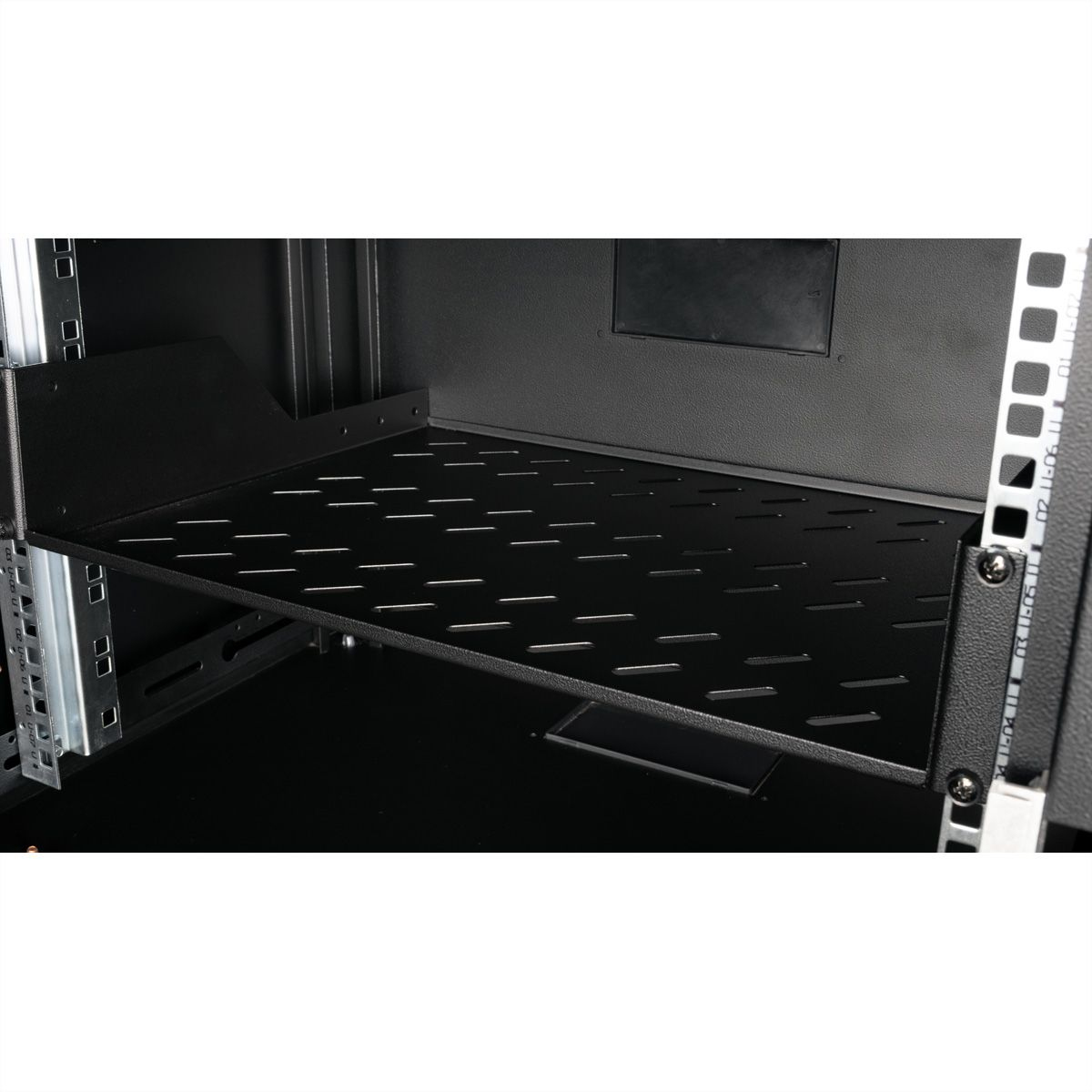 ROLINE 19 Zoll Fachboden 2 HE 350 T 25kg Tragkraft schwarz, Ansicht 4