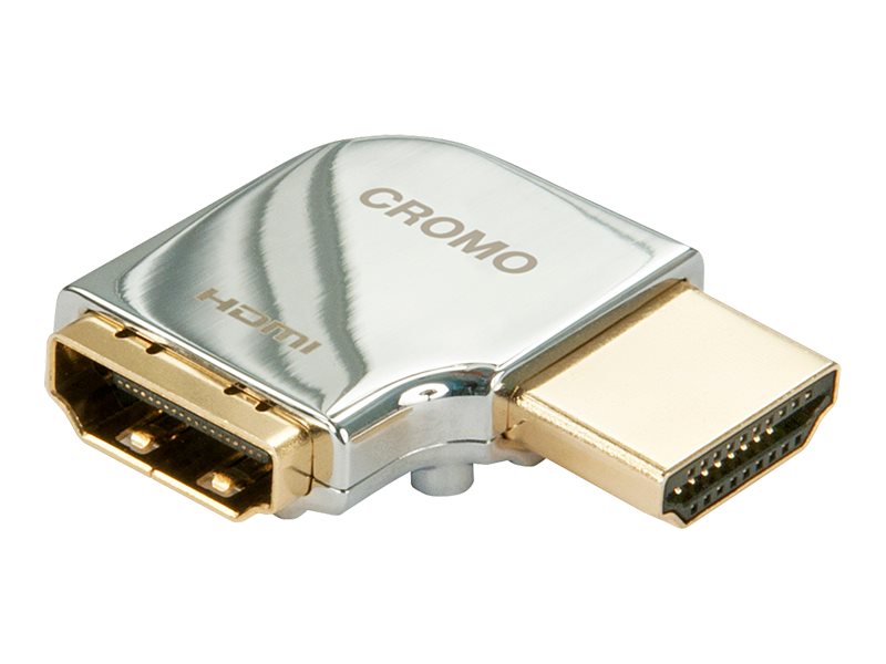 Lindy CROMO - HDMI rechtwinkliger Adapter - HDMI männlich zu HDMI weiblich - abgeschirmt