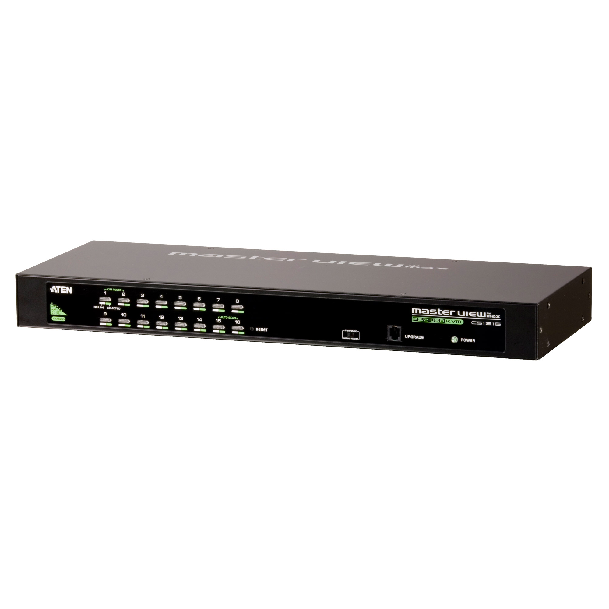 ATEN CS1308 Tastatur/Video/Maus (KVM)-Switch Rack-Einbau Schwarz