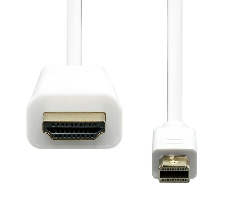 ProXtend Adapterkabel - Mini DisplayPort männlich zu HDMI männlich - 3 m - Dreifachisolierung - unterstützt 4K 30 Hz, Ansicht 4
