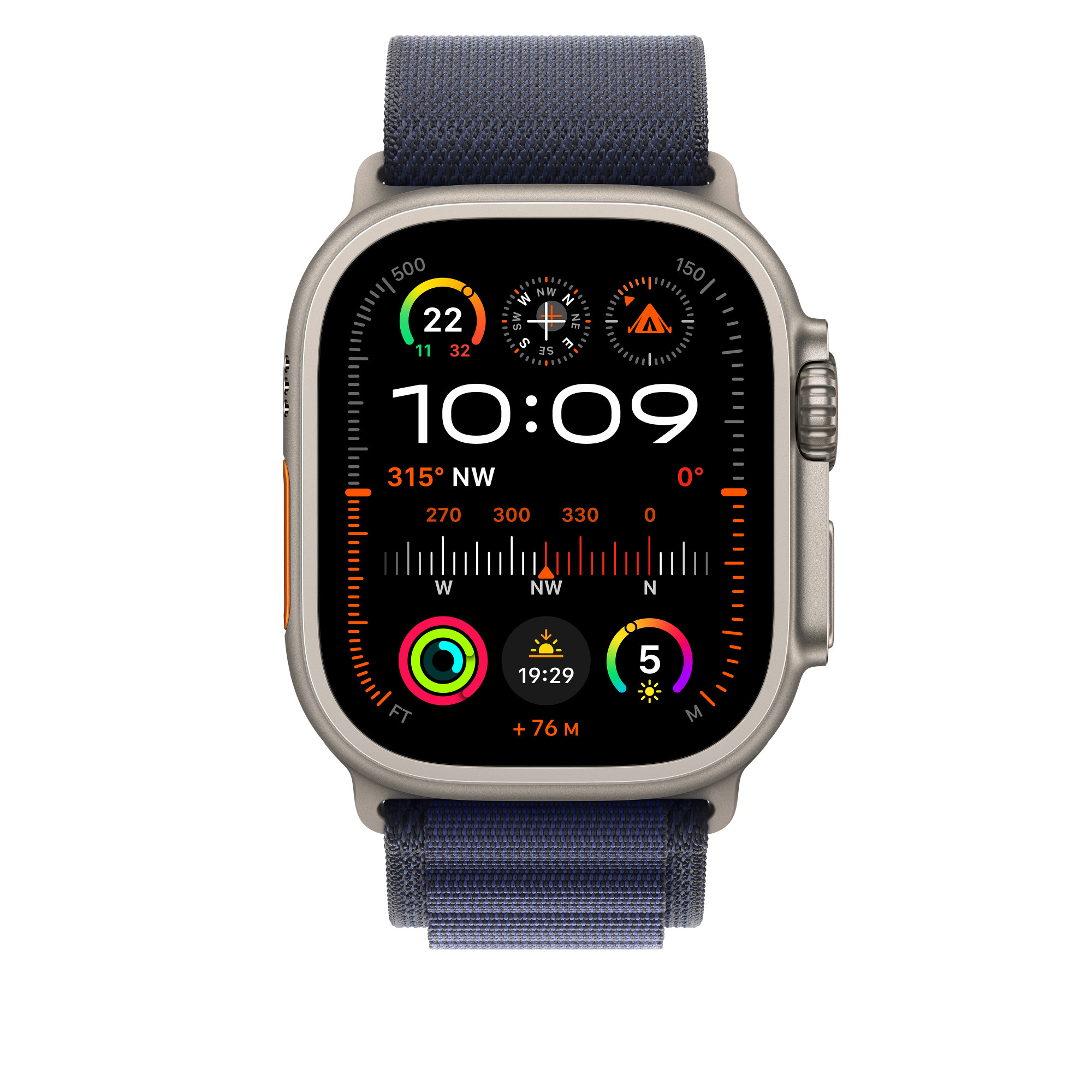 Apple Loop für Smartwatch - 49mm, natural titanium finish, Ansicht 3
