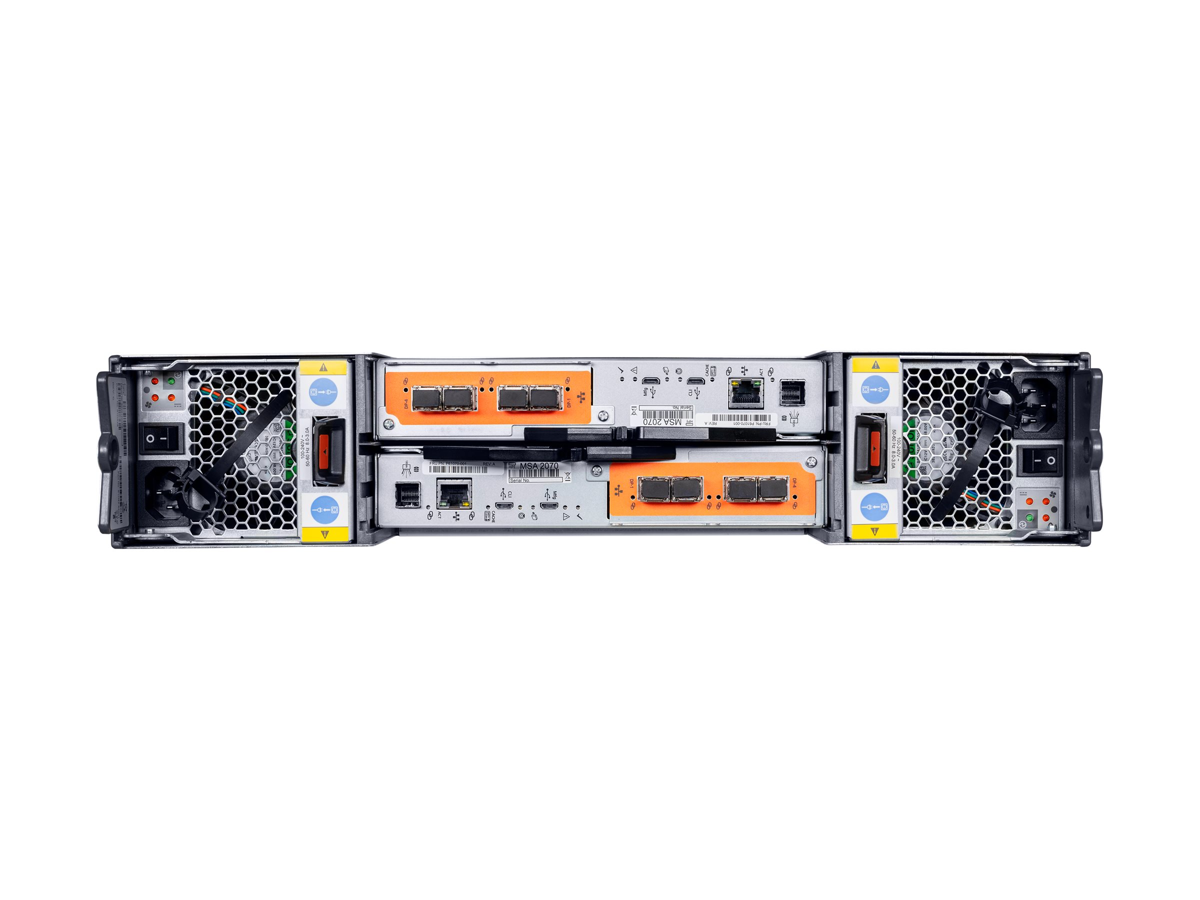 HPE Modular Smart Array 2070 10/25GbE iSCSI SFF Storage - 7th Generation - Solid State Drive Array - 23 TB - 24 Schächte (SAS-3)