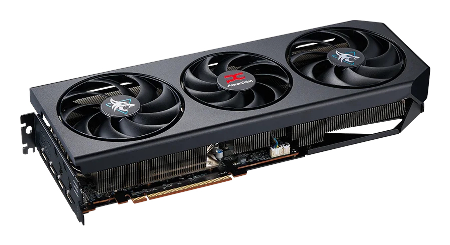 PowerColor RX 9070XT Hellhound OC 16GB RX9070XT 16G-L/OC retail - 16.384 MB - GDDR6, Ansicht 2