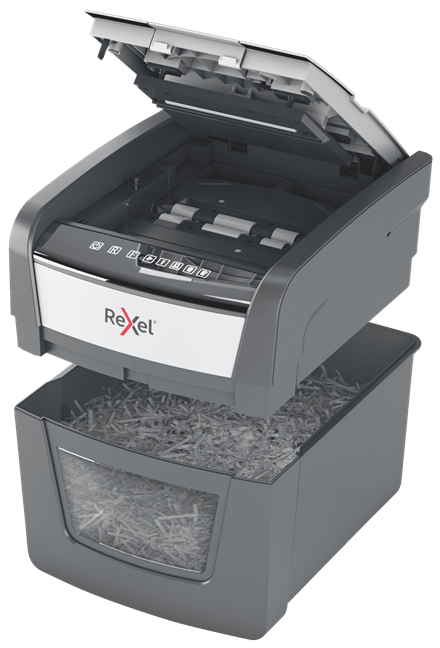 Rexel AutoFeed 45X - Kreuzschreddern - 4x28 mm - 20 l - 45 Blätter - 55 dB - Berührung, Ansicht 2