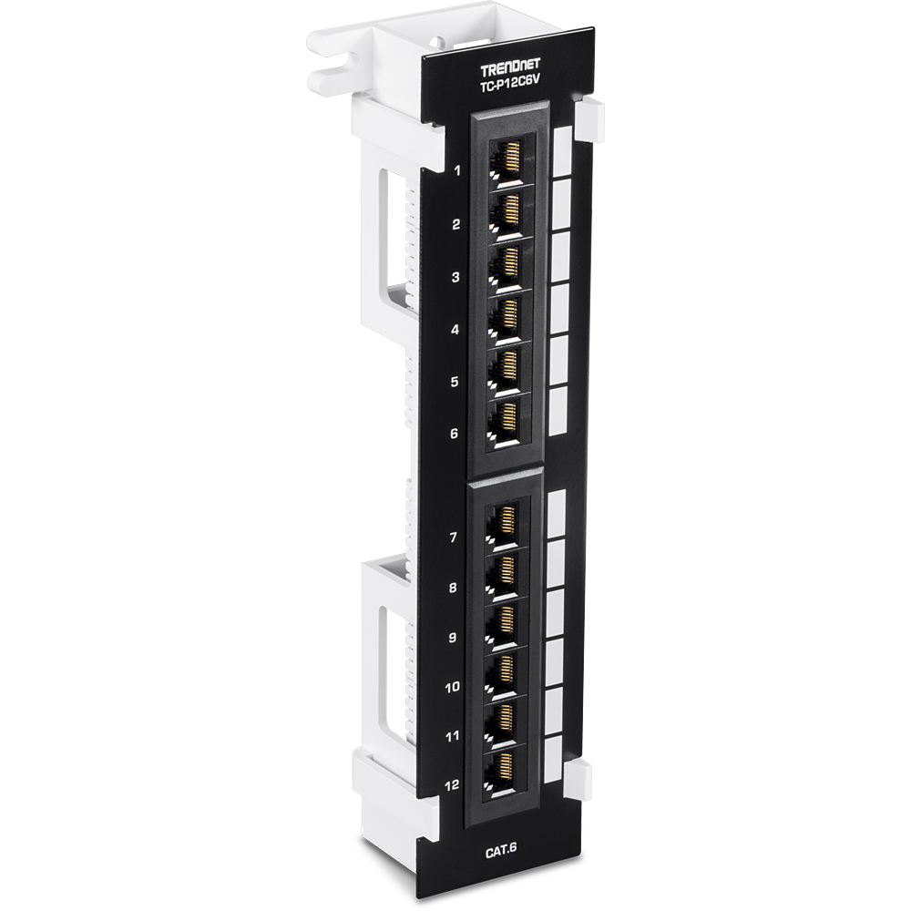 TRENDnet TC-P12C6V - Patch Panel - geeignet für Wandmontage, Ansicht 2