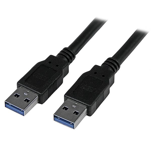 StarTech.com USB 3.0 Kabel - A auf A - St/St - 3m, 3 m, USB A, USB A, USB 3.2 Gen 1 (3.1 Gen 1), Männlich/Männlich, Schwarz