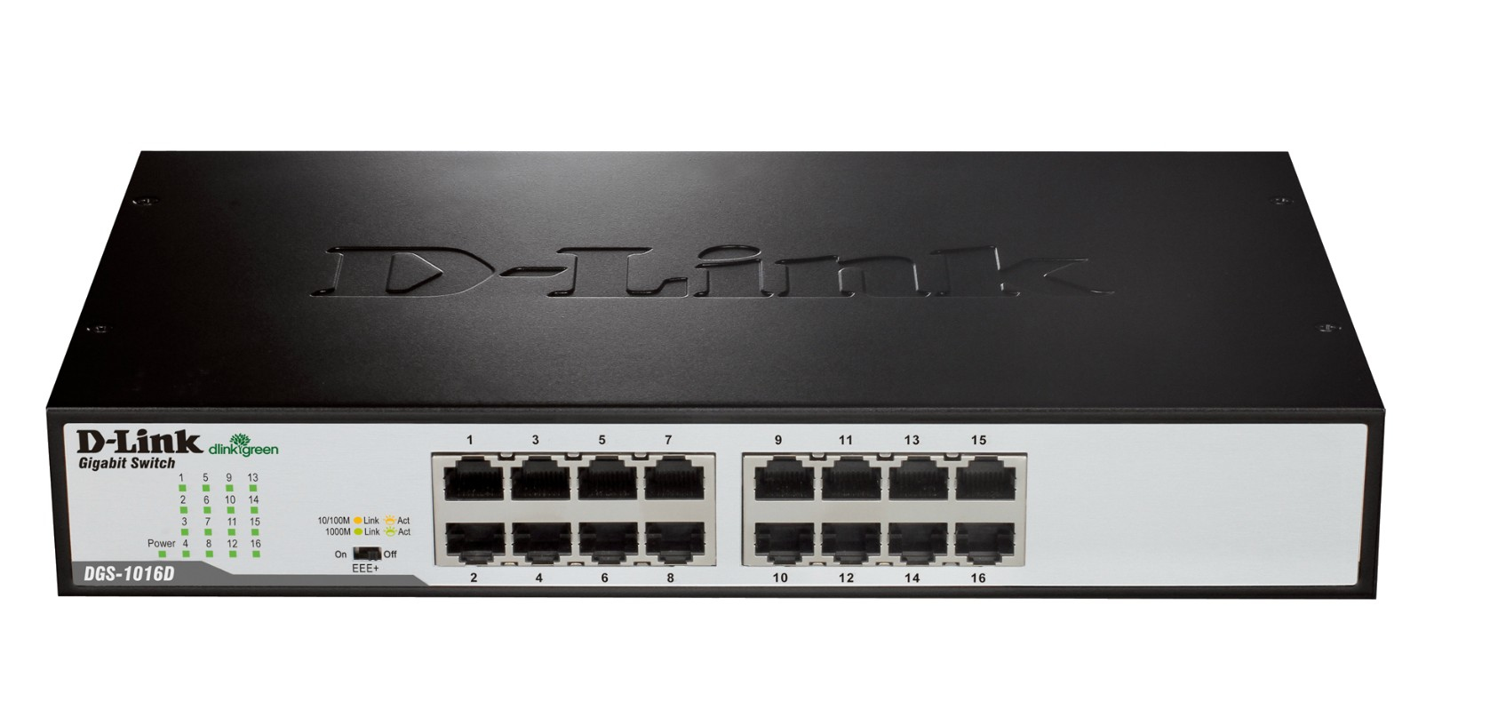 D-Link DGS 1016D - Switch - 16 x 10/100/1000, Ansicht 2