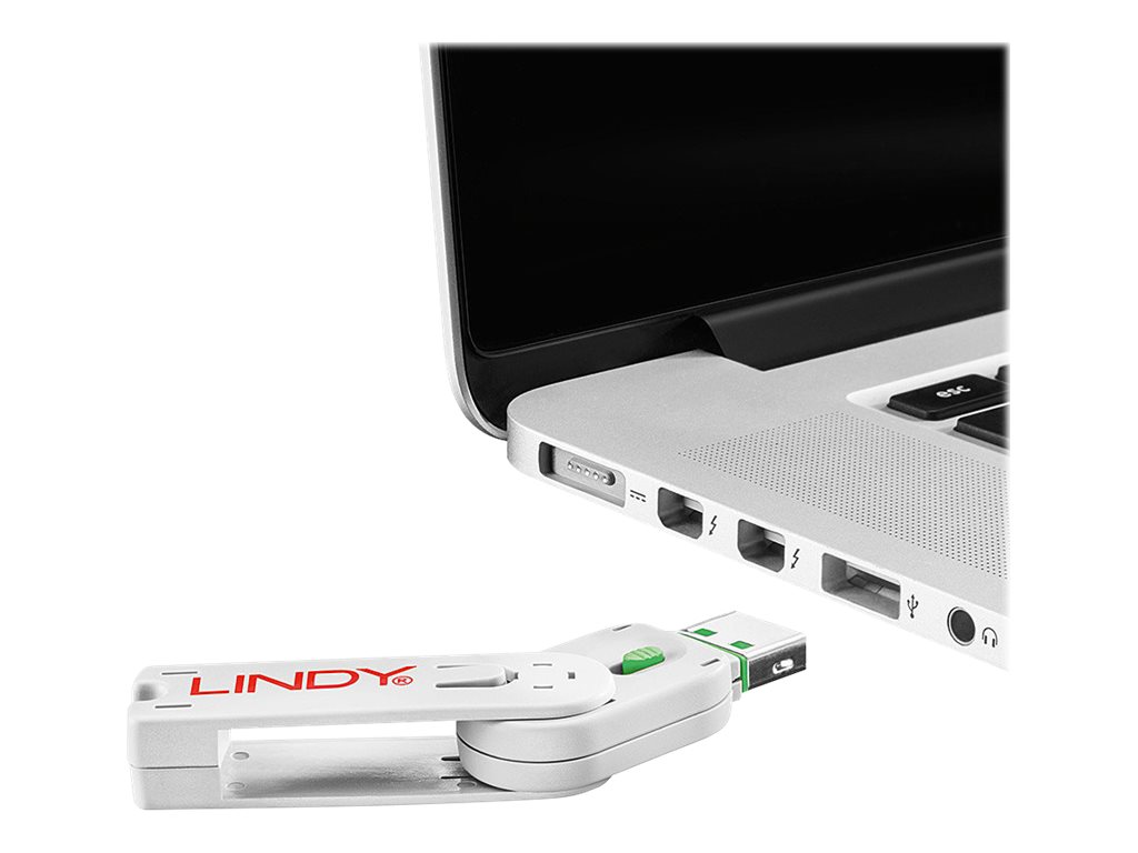 Lindy USB Port Blocker - USB-Portblocker - grün, Ansicht 3