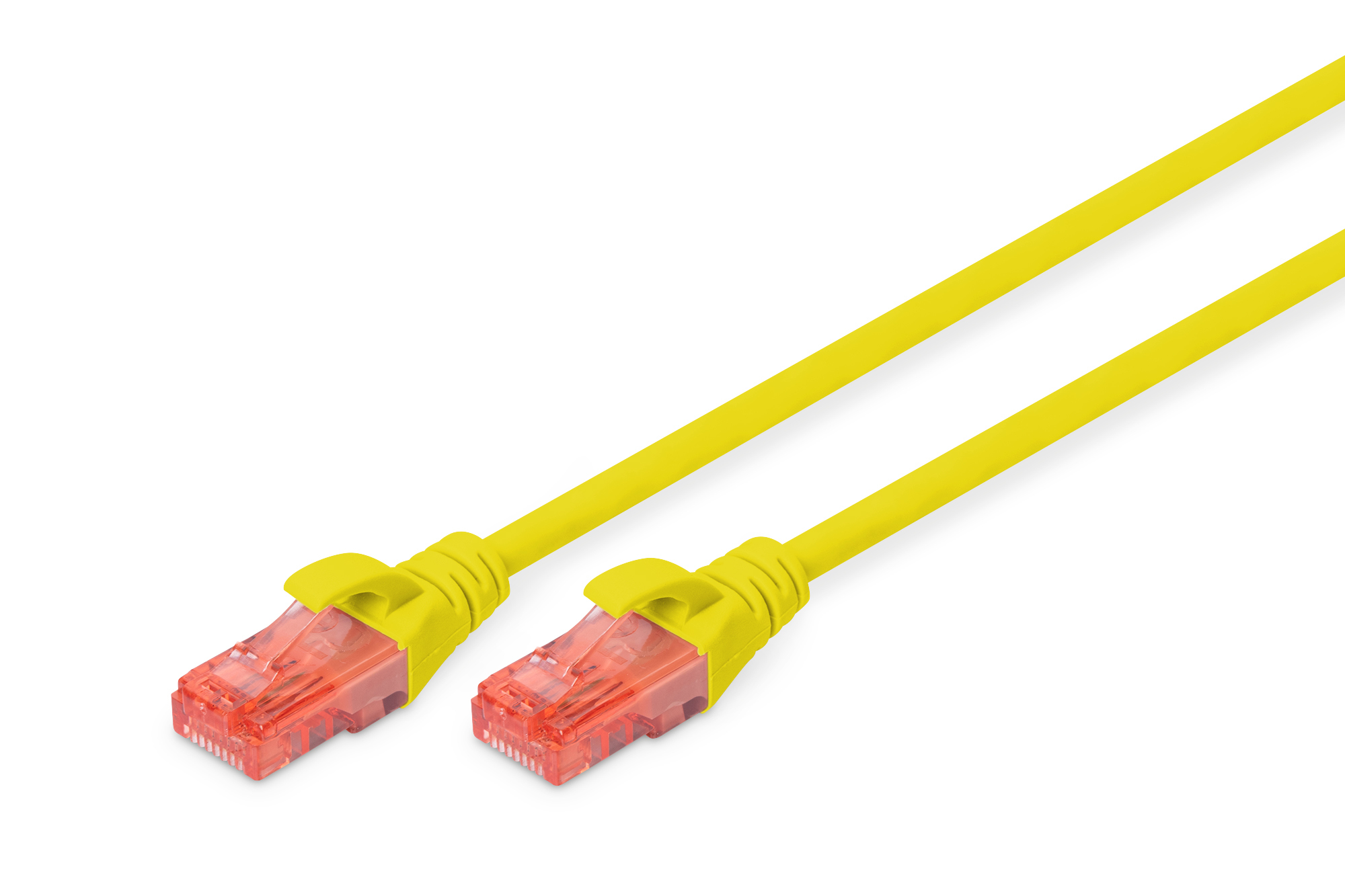 DIGITUS CAT 6 U/UTP Patchkabel - LSZH, 5 m, Cat6, U/UTP (UTP), RJ-45, RJ-45, Gelb