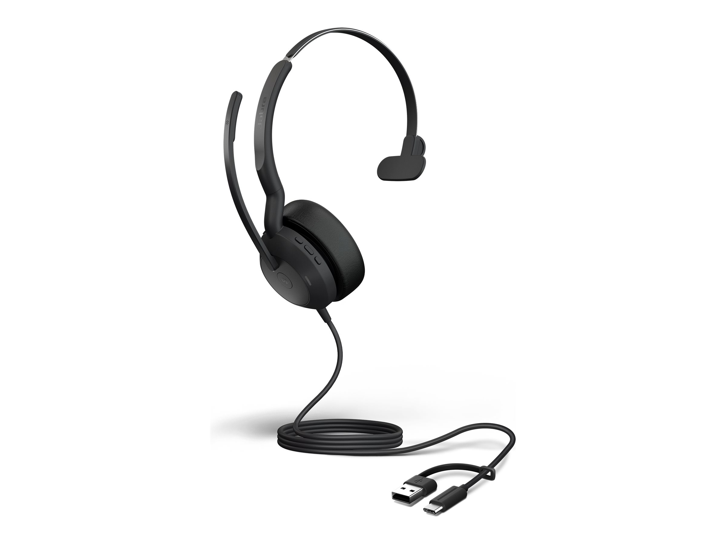 Jabra Evolve2 50 MS Mono - Headset - On-Ear - kabelgebunden