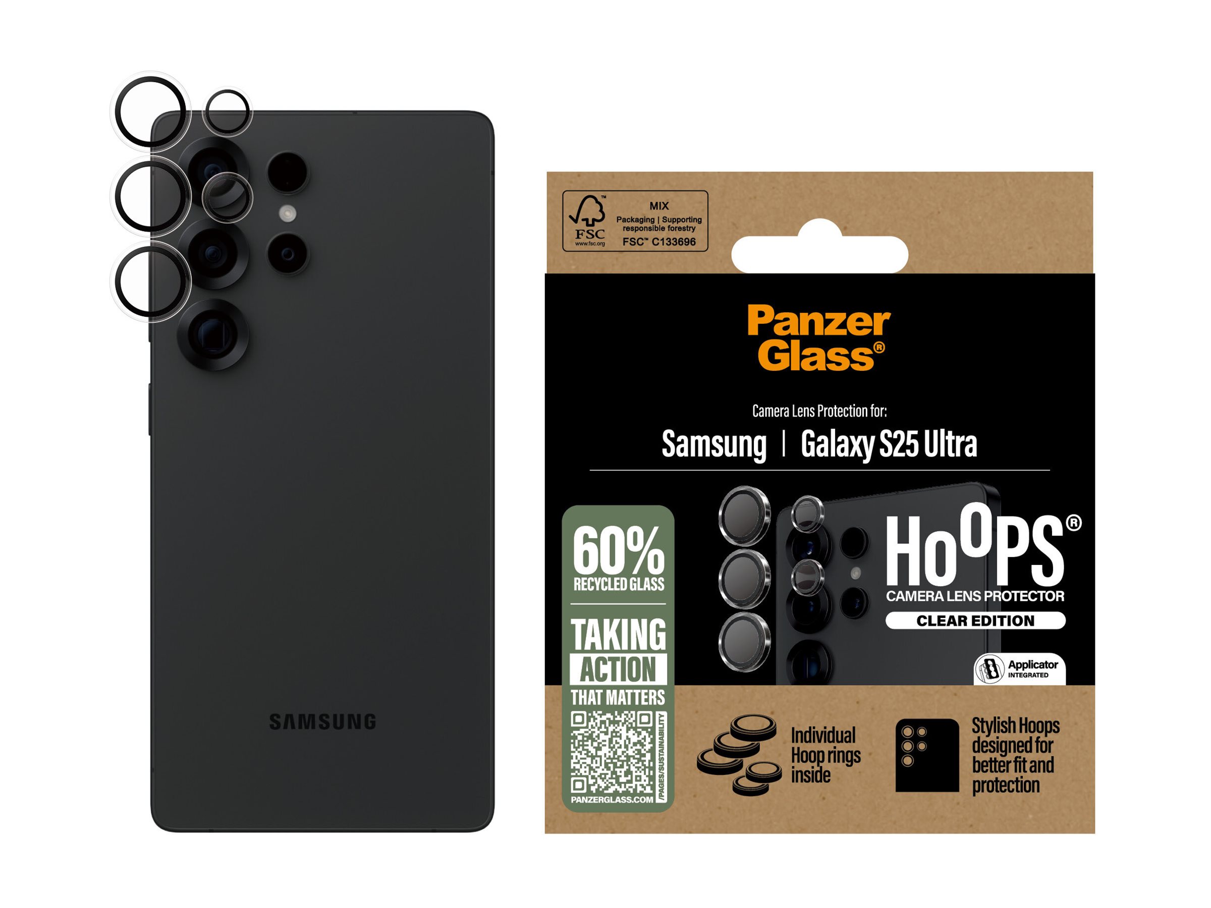 PanzerGlass Hoops - Clear Edition - Objektivschutz für Handy, Ansicht 3
