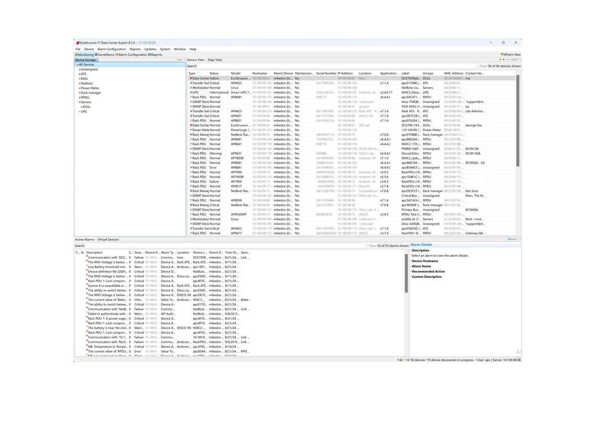 APC InfraStruXure Central - Lizenz - 1000 Knoten