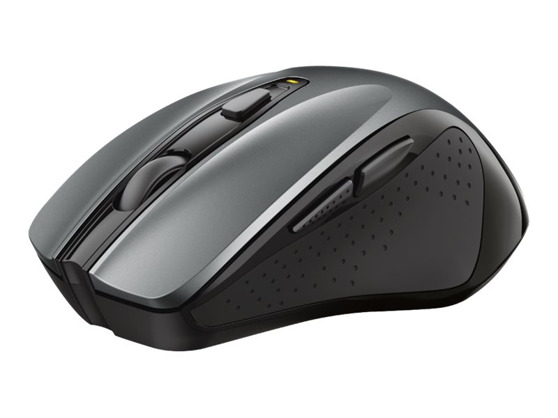 Trust Nito - Maus - ergonomisch - Für Rechtshänder - 6 Tasten - kabellos - 2.4 GHz - kabelloser Empfänger (USB)