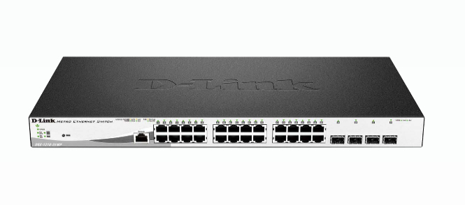 D-Link DGS 1210-28MP - Switch - Smart - 24 x 10/100/1000 (PoE+), Ansicht 2