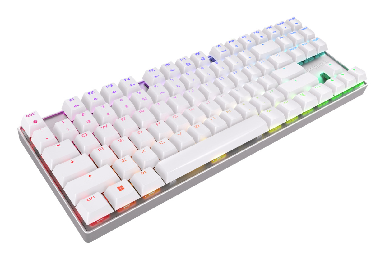 Cherry MX 8.2 - Tastatur - 80% - TKL - Hintergrundbeleuchtung - TL: Deutsch, QWERTZ, Ansicht 2