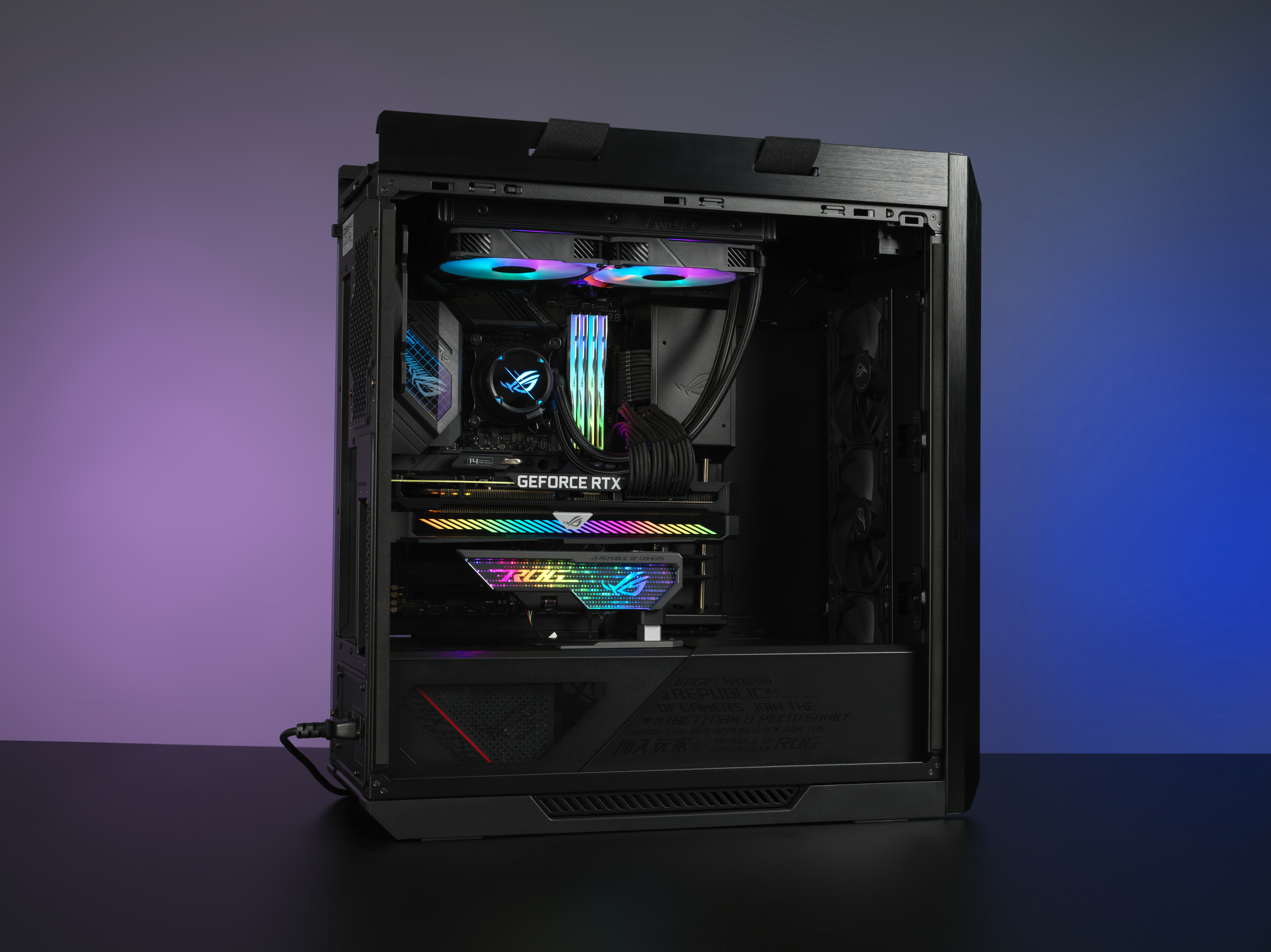ASUS ROG Herculx XH01 - Kartenhalter - Schwarz, Ansicht 2