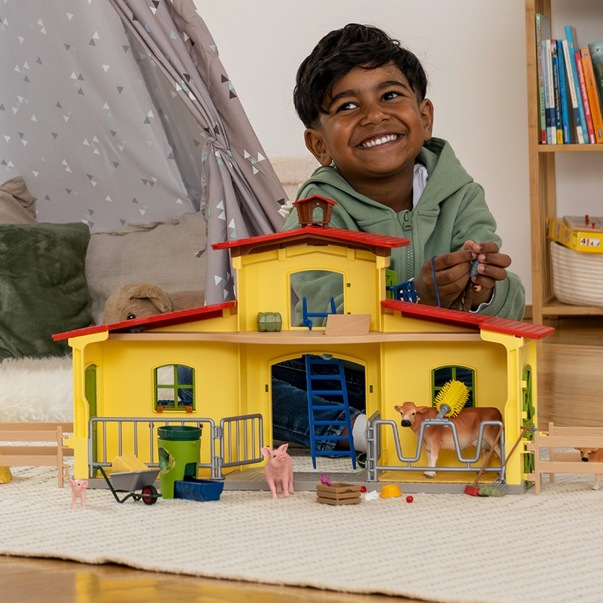 Schleich FARM WORLD 42605 - Standspielhaus - 3 Jahr(e) - Mehrfarbig, Ansicht 4