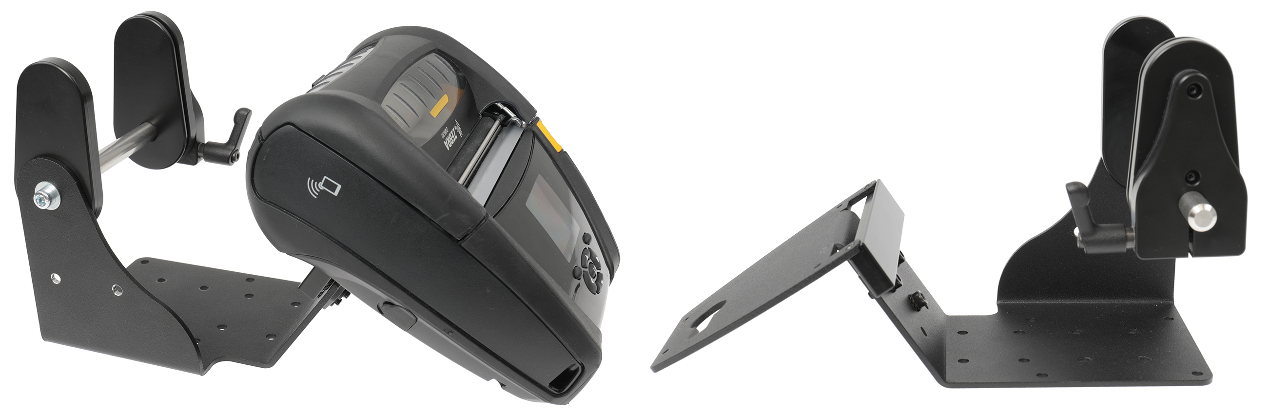 Brodit 216405 Tragbarer Drucker Passive Halterung Auto/Innenbereich Gabelstapler, Ansicht 2