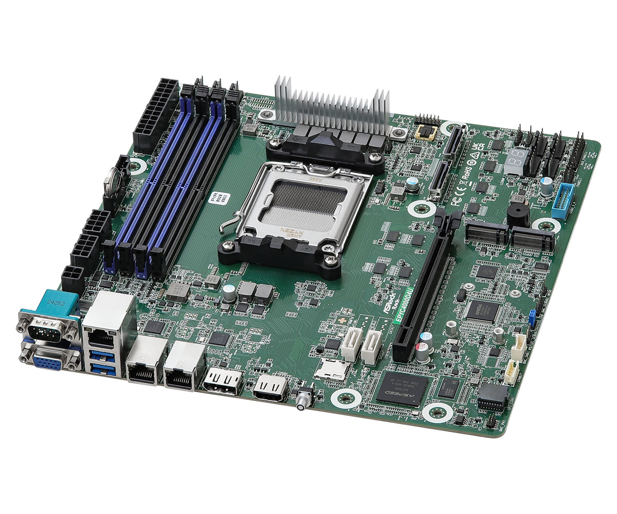 ASRock Rack EPYC4000D4U - Motherboard - micro ATX - AMD AM5 - AMD X600 Chipsatz, Ansicht 2