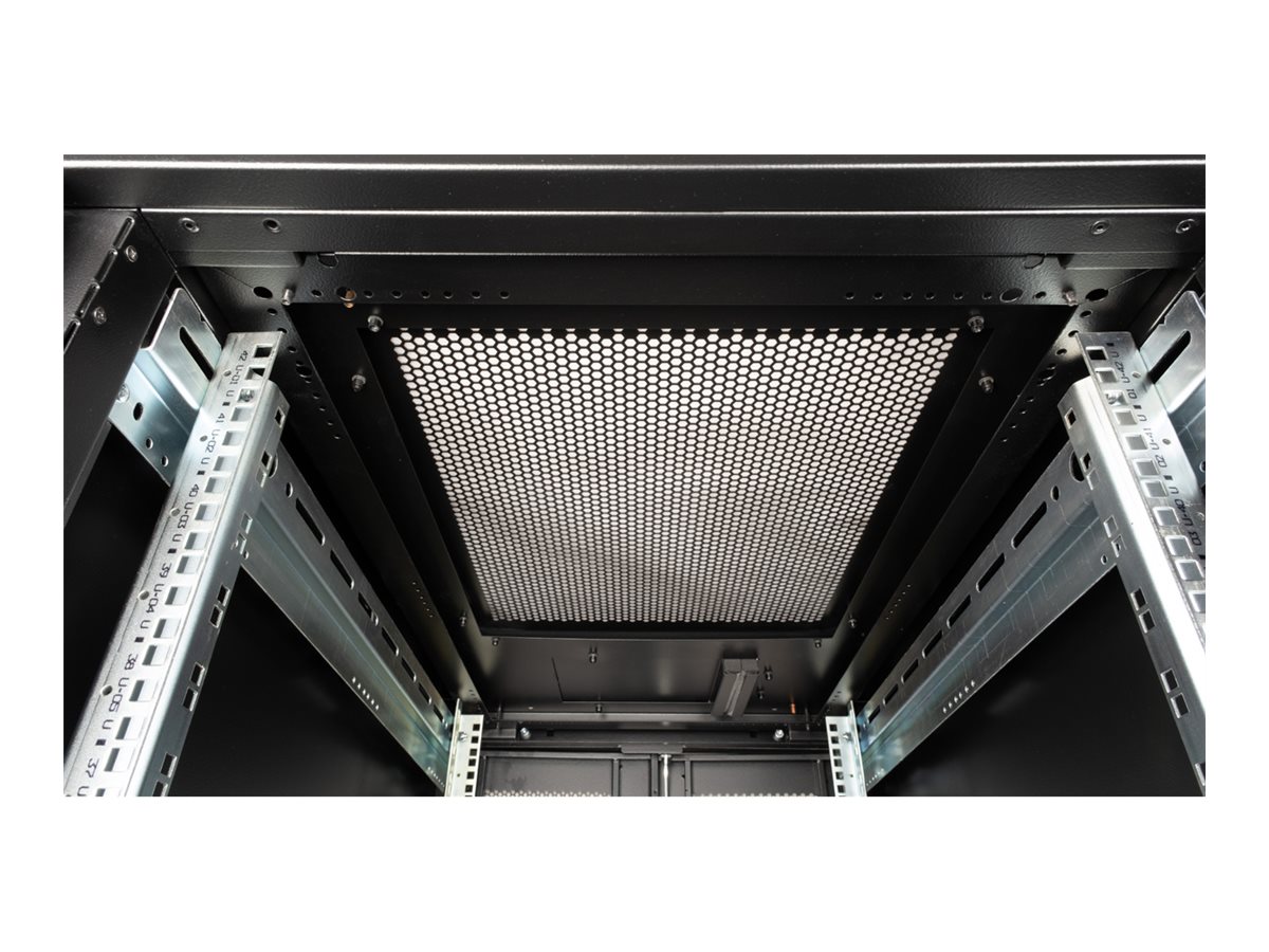 ROLINE 19 Zoll Serverschrank Pro 42 HE 600x1000 BxT schwarz, Ansicht 4