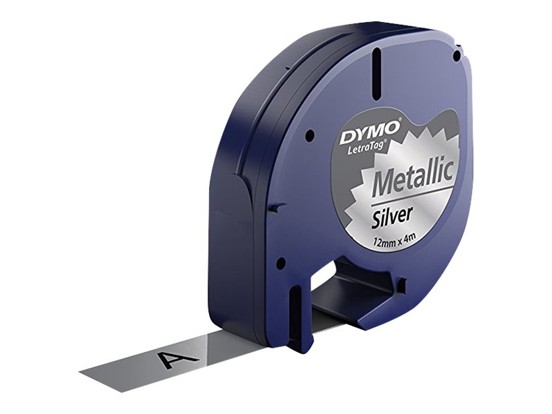 Dymo LetraTAG Starter Pack - Weiß, Silber, Gelb - Rolle (1,2 cm x 4 m), Ansicht 4