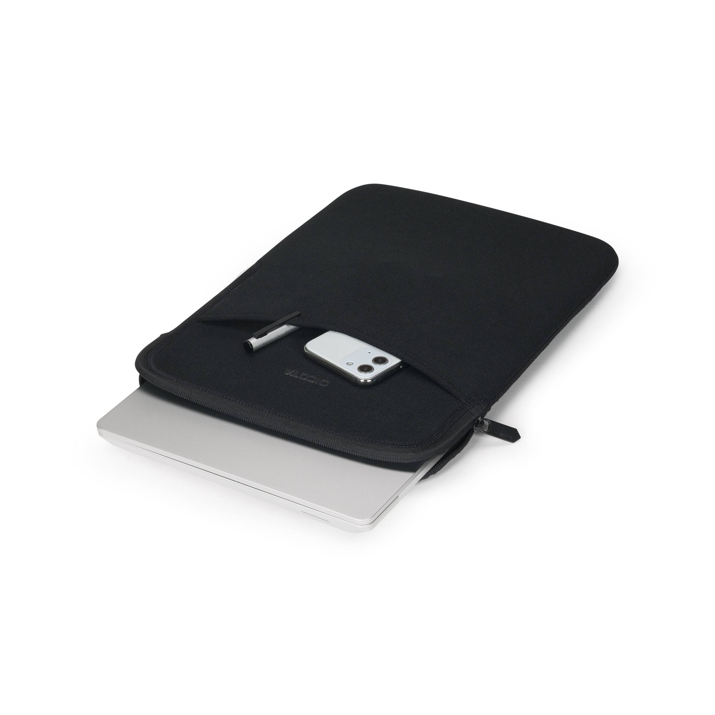 Dicota Eco SLIM L - Notebook-Hülle - 38.1 cm (15) - Schwarz, Ansicht 2