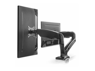 Manhattan 2-fach Monitorhalterung Gasdruck Aluminium, Ansicht 2