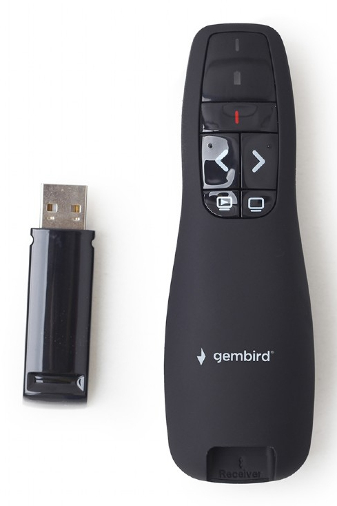 Gembird WP-L-12 remote control IR Wireless Projection screen Press buttons, Ansicht 3