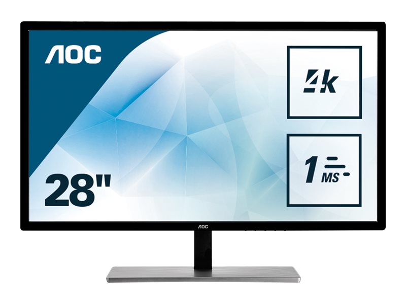 AOC U2879VF - LED-Monitor - 71.1 cm (28") - 3840 x 2160 4K UHD (2160p)