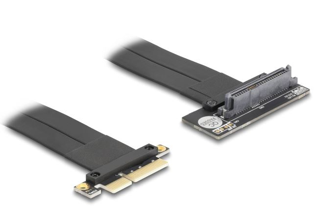 Delock Riser Karte PCI Express 3.0 x4Stecker zu U.2 SFF-8639 SSD Slot 90° gewinkelt mit Kabel 30 cm, Ansicht 2